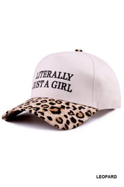 Literally Just A Girl Baseball Hat