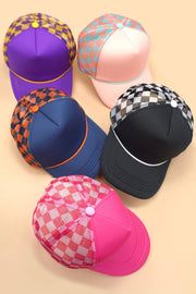 CHECKER FOAM TRUCKER HAT