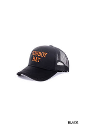 The Cowboy Hat Baseball Mesh Trucker Hat
