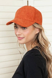 CORDUROY BASEBALL CAP