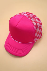 CHECKER FOAM TRUCKER HAT