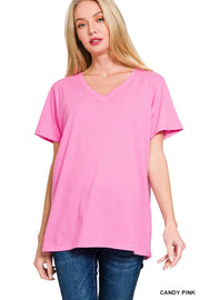 Boyfriend V Neck Tee