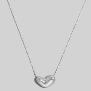 Bubble Heart Pendant Necklace