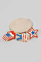 Assorted American Theme Epoxy Stud Earrings