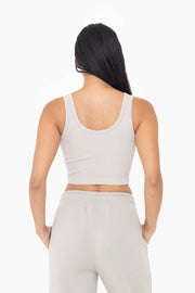 Ribbed Seamless Cropped Tank Top