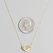 Bubble Heart Pendant Necklace