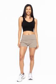 Ribbed Seamless Cropped Tank Top