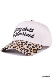 Sorry About My Husband Baseball Hat