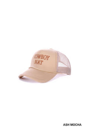 The Cowboy Hat Baseball Mesh Trucker Hat