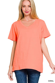 Boyfriend V Neck Tee