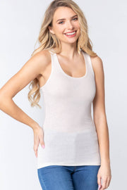 Racerback Rib Tank top