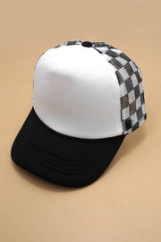 CHECKER FOAM TRUCKER HAT