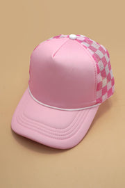 CHECKER FOAM TRUCKER HAT