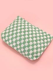 CHECKER TRAVEL POUCH BAG