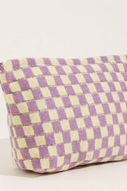 CHECKER TRAVEL POUCH BAG