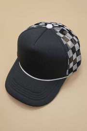 CHECKER FOAM TRUCKER HAT