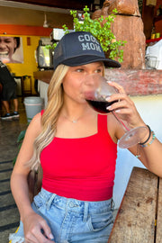 Cool Mom Rhinestone C.C Trucker Ball Cap