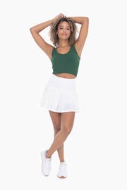 Ribbed Seamless Cropped Tank Top