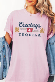 COWBOYS AND TEQUILA GRAPHIC TEE