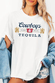 COWBOYS AND TEQUILA GRAPHIC TEE