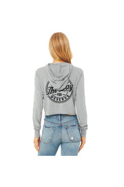 Have The Day You Deserve Long Sleeved Crop Hoodie