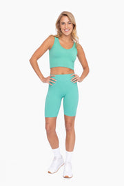 Ribbed Seamless Cropped Tank Top