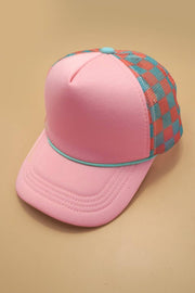CHECKER FOAM TRUCKER HAT