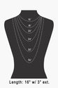 Pearl And Mini Cz Studded Clover Charm Chain Necklace