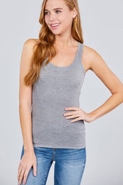 Racerback Rib Tank top