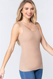 Racerback Rib Tank top