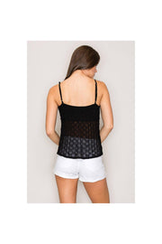 Textured Sheer Cami with lining