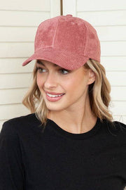 CORDUROY BASEBALL CAP