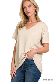 Boyfriend V Neck Tee