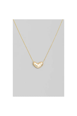 Bubble Heart Pendant Necklace