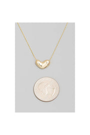 Bubble Heart Pendant Necklace