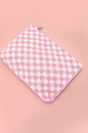 CHECKER TRAVEL POUCH BAG