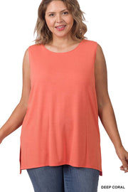 SI-22945 Plus Sleeveless Round Top