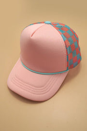 CHECKER FOAM TRUCKER HAT