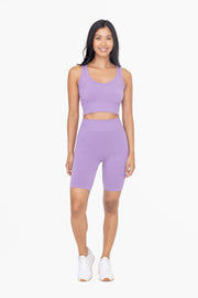 Ribbed Seamless Cropped Tank Top