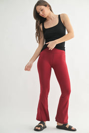 Square Neck Ribbed Tank Top