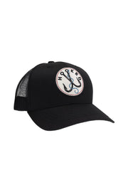 Unisex Embroidered Hooked Patch C.C Ball Cap