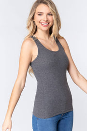 Racerback Rib Tank top